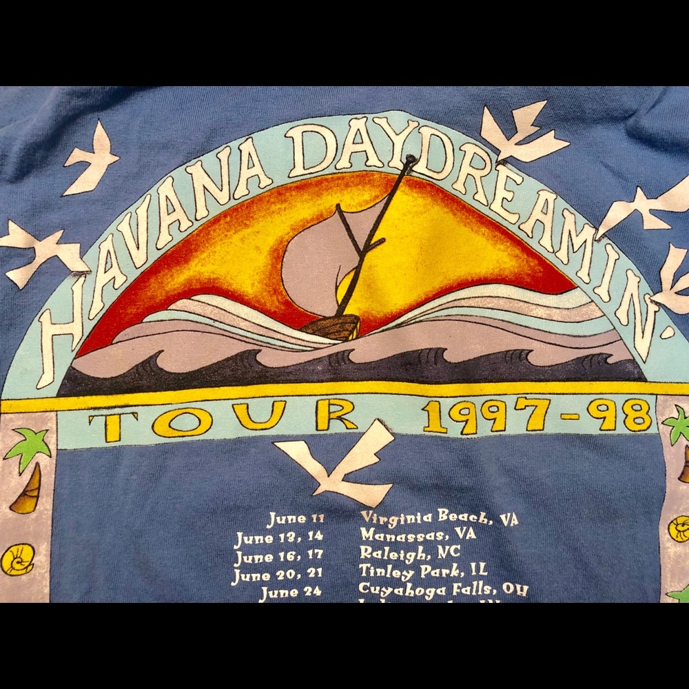 Jimmy Buffet concert tee 1997-1998 tour